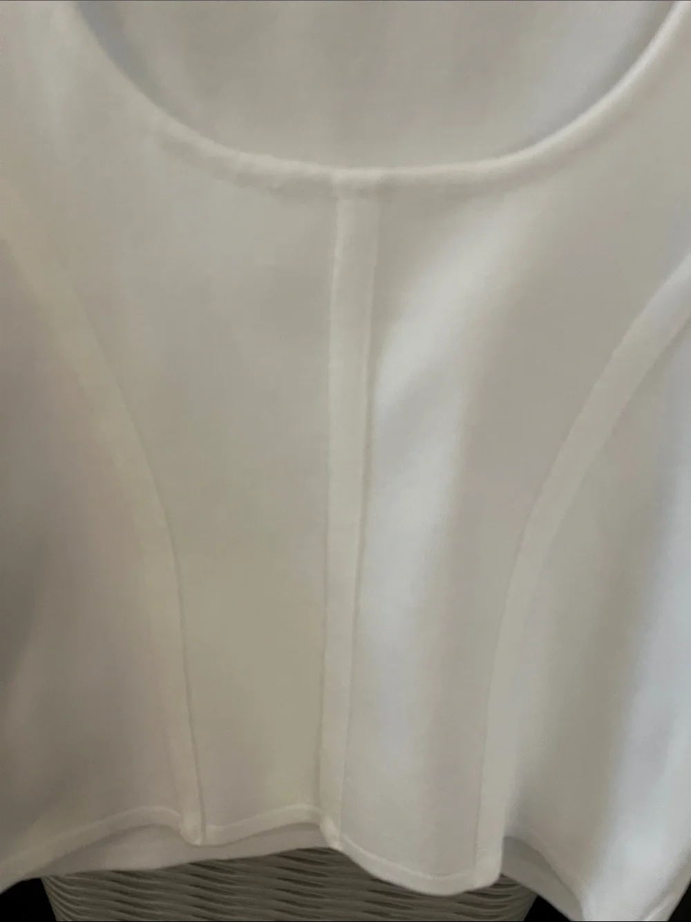 Sincerly Jules White Cropped Neck Tank Top